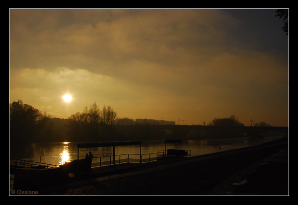 Les quais de la Loire à Orléans