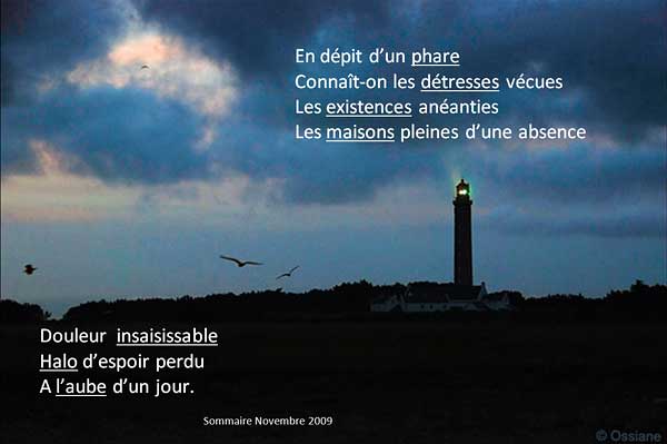 Sommaire novembre 2009