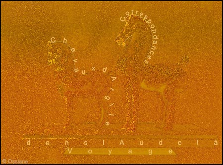 Chevaux d'argile, voyage dans l'au-delà, correspondances
