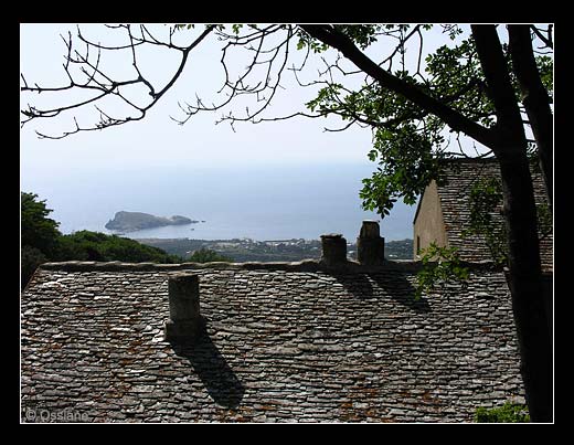 Village de Centuri dans le Cap Corse