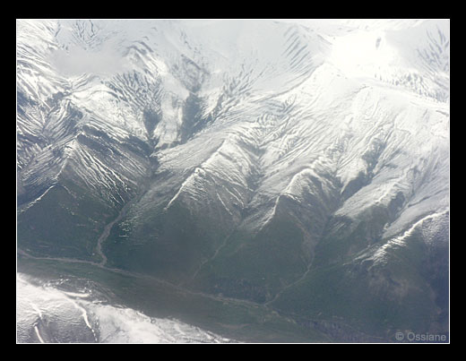 Les Alpes en vue aérienne
