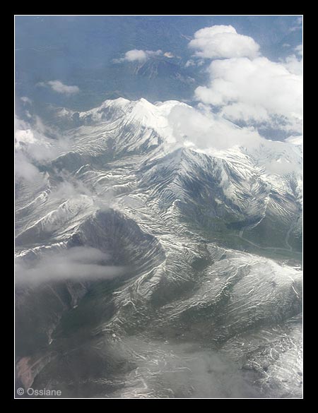 Les Alpes en vue aérienne